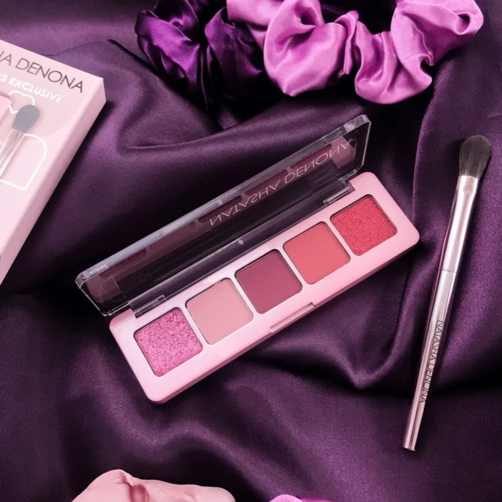 Natasha Denona Valentines Day Kit Crush Eyeshadow Palette & Brush Set BNIB